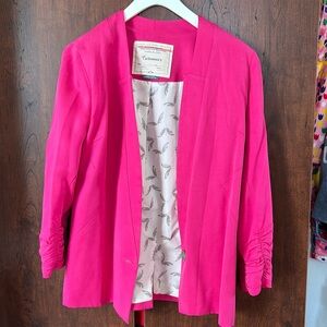 🔮 5 for $20 🔮 Anthropologie Hot Pink Blazer